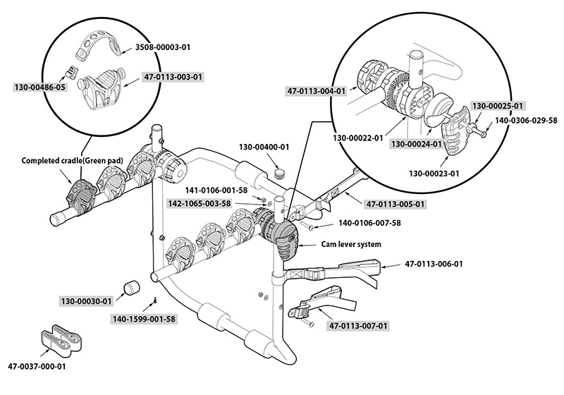BUZZ RACK Beetle spare parts
