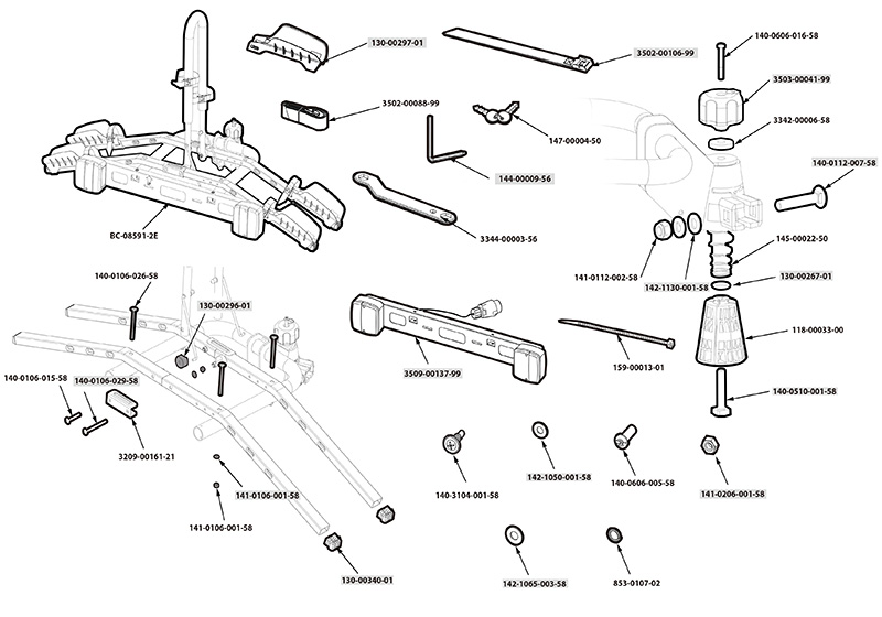 BUZZ RACK Buzzy Bee 2 rack spare parts