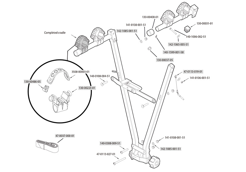 BUZZ RACK Gazelle spare parts