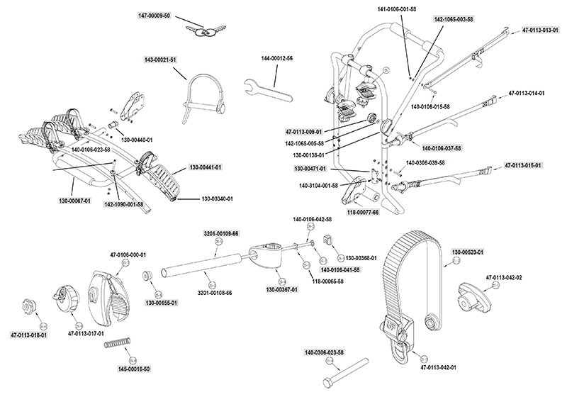 BUZZ RACK Pilot spare parts