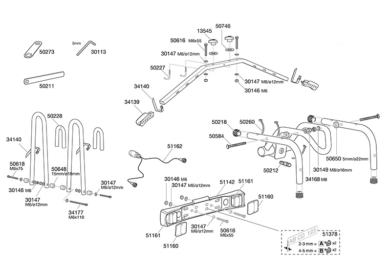 Thule 591 spare parts