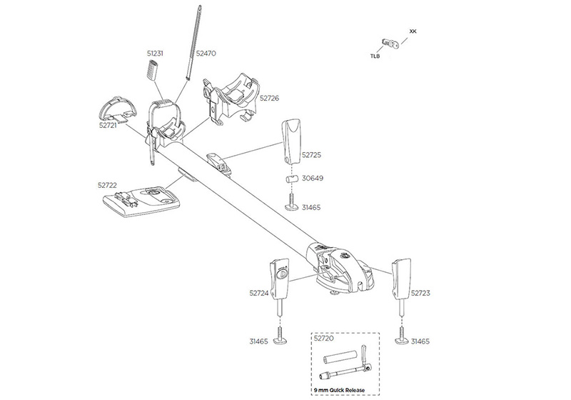 Thule 565 spare parts