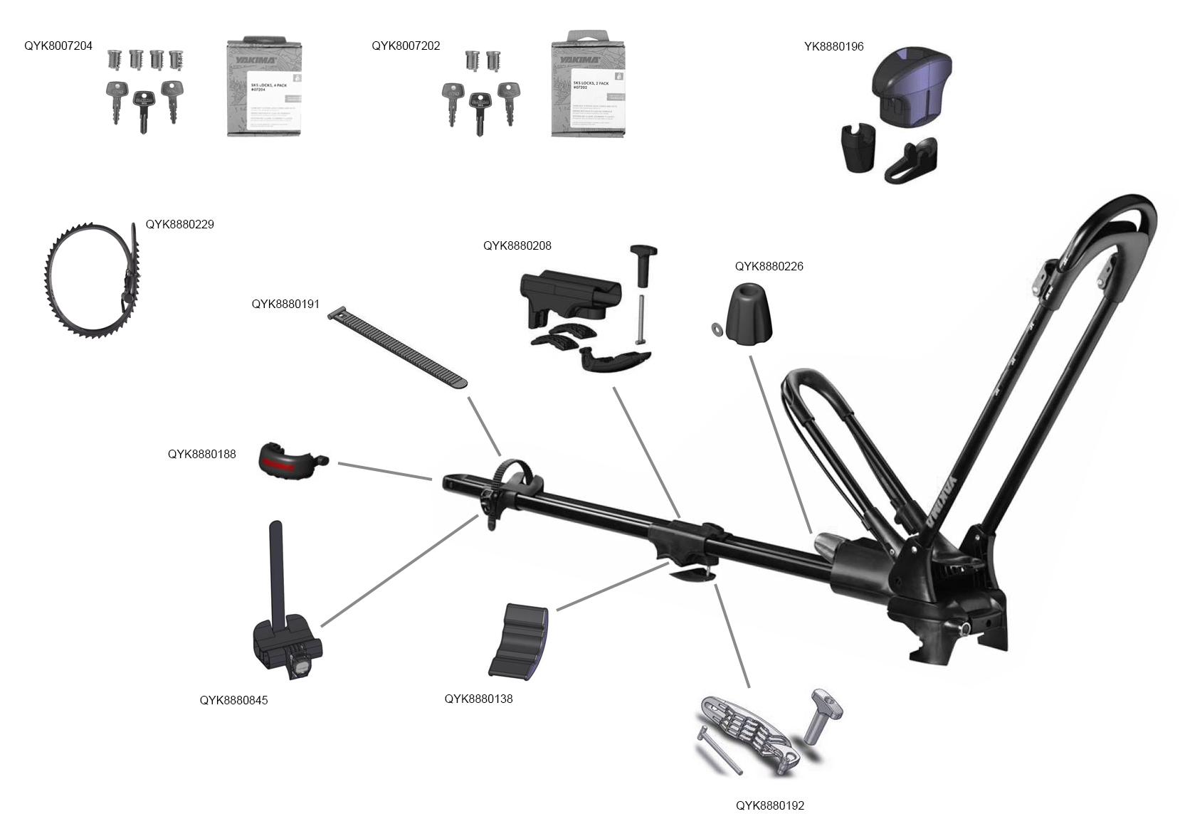 Yakima Frontloader spare parts