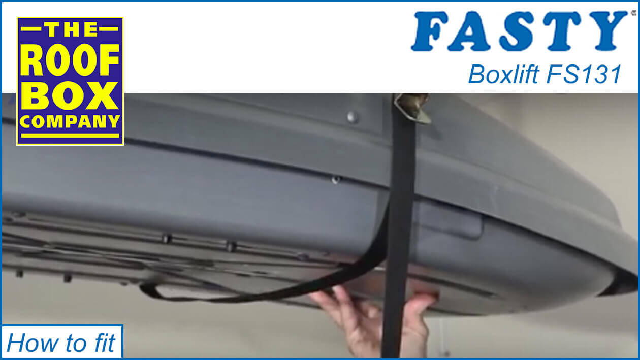 Fasty BOX LIFT roof box hoist.