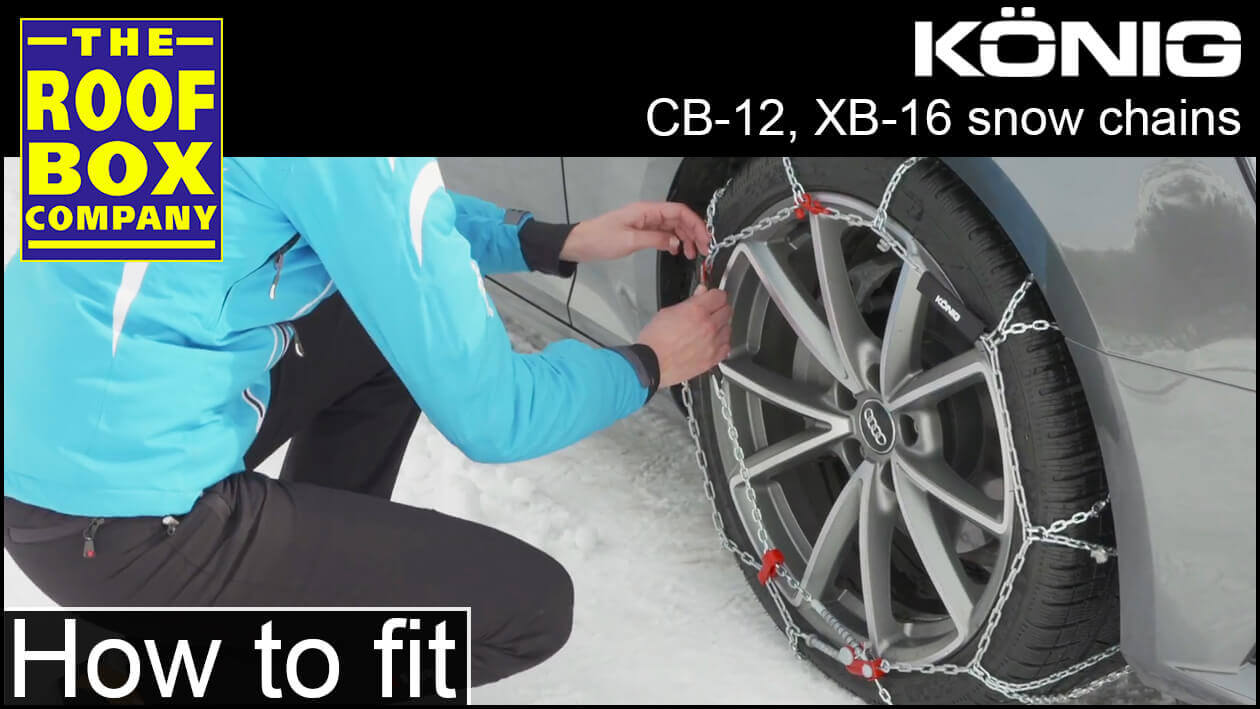 Knig Snow Chains CB-12, XB-16 and XD-16 - How to fit