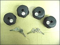 THULE 4 locking knobs