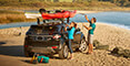 Kayak, canoe and small boat carriers, surfboard and sailboard racks, mast and paddle holders and other water sports accessories at The Roof Box Company Kayak, canoe and small boat carriers, surfboard and sailboard racks, mast and paddle holders and other water sports accessories at The Roof Box Company