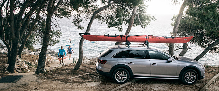 Kayak, canoe and small boat carriers, surfboard and sailboard racks, mast and paddle holders and other water sports accessories at The Roof Box Company Kayak, canoe and small boat carriers, surfboard and sailboard racks, mast and paddle holders and other water sports accessories at The Roof Box Company